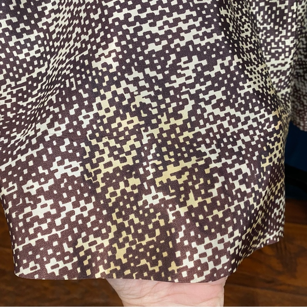 Vintage 50s Patterned Swing Dress - Picture 11 of 11